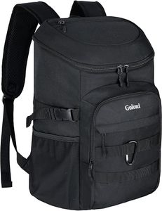 Goloni Cooler Backpack Waterproof Leak Proof Insulated Cooler Backpack Portable Lightweight Beach Travel Camping Lunch Backpack
