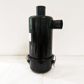 Construction machinery black housing SP107106 metal air filter assembly for forklift