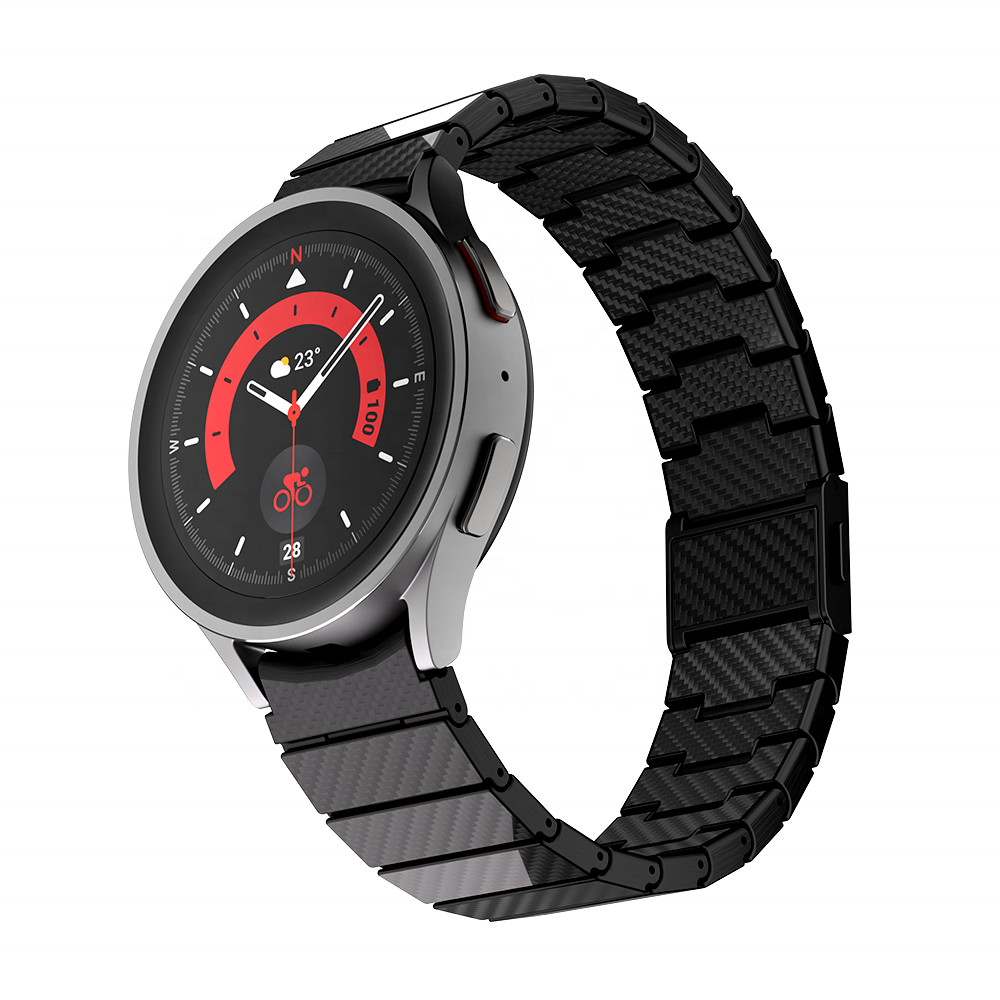 20mm 22mm watch band strap for samsung galaxy 4 replacement luxury carbon fiber watch band