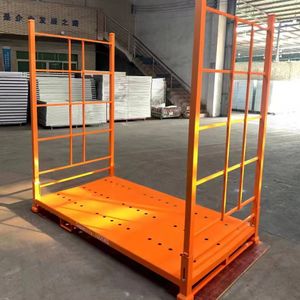 Customized Warehouse Heavy Duty Portable Metal Rack Tire Storage Pallet Tire Rack
