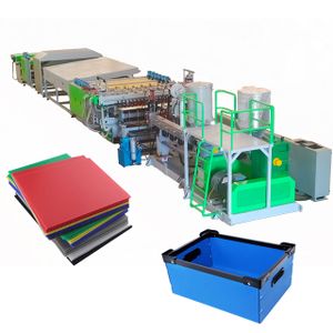 pp corrugated board machine plastic corrugated board extrusion machinery