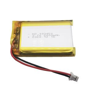 Manufacturing regular model 103450 2000mah 3.7v lithium cells lipo battery for medical digitale device