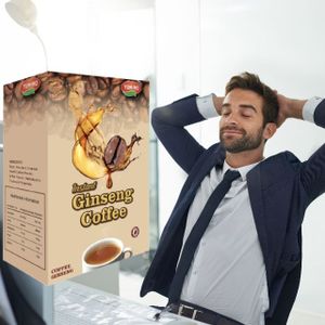 3x Ginseng Extract Instant Coffee Powerful Antioxidants Halal Certified