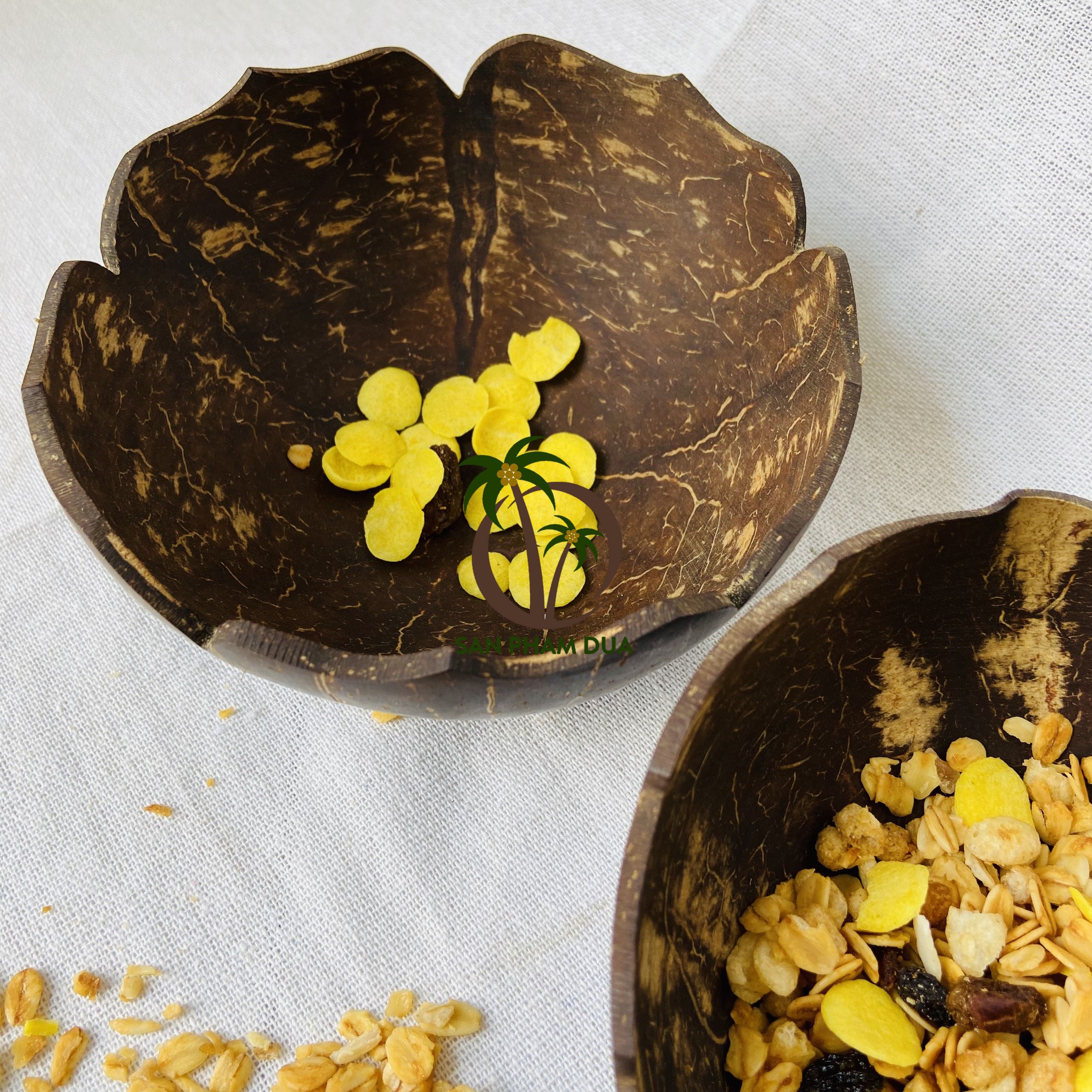 COCONUT PRODUCT IMPORT EXPORT COMPANY LIMITED DISH AND PLATE MADE FROM COCONUT SHELL/ NATURAL COCONUT PLATE/ COCONUT SHELL PLATE AND DISHES