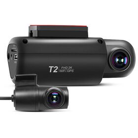 Car DVR GPS& Wifi APP control imx335 sensor 2k resolution dual camera 2k+1080p night vision