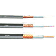 Coaxial Cables with Solid PE Insulation, Used for Analog and Digital Signal Transmission