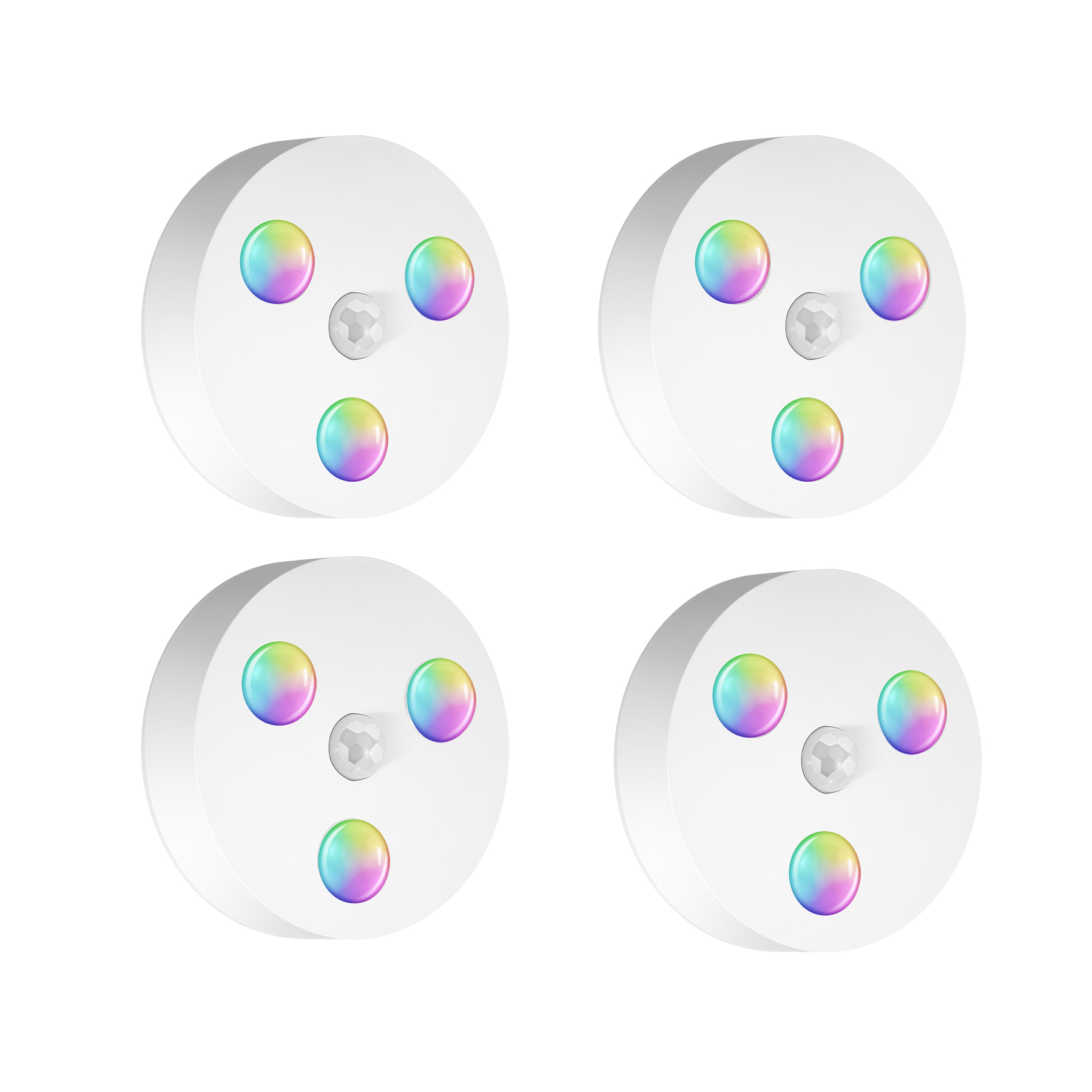 Dongguanshi Qirui Smart Technology Co.,Ltd Motion Sensor Night Lights, Cabinet lights, Night Light, Li-battery, Rechargeable, 3 Color Temperatures