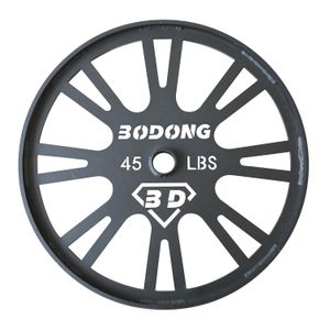 Factory whole sale gym equipment wagon wheel deadlift training Apolo 45lb weights plates