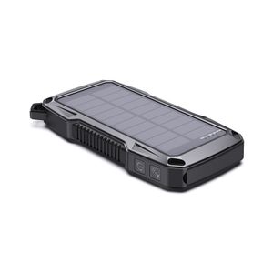High-Power 10000mAh Power Bank Wireless Charging 22.5W Fast Charge Security Alarm Compass Solar Power Bank  with Charging Cable