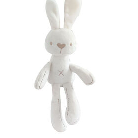 Shenzhen Lechi Creative Industrial Co., Ltd. Sleep Comfort Stuffed Animal Toy Baby Pacify Doll White Long Leg Rabbit Plush Toy Wholesale Appease Bunny Soft Infant Baby 25cm