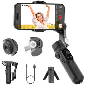 AOCHUAN Smart X Black SmartPhone Gimbal Stabilizer For iPhone and Android Professional 3-axis stabilizer
