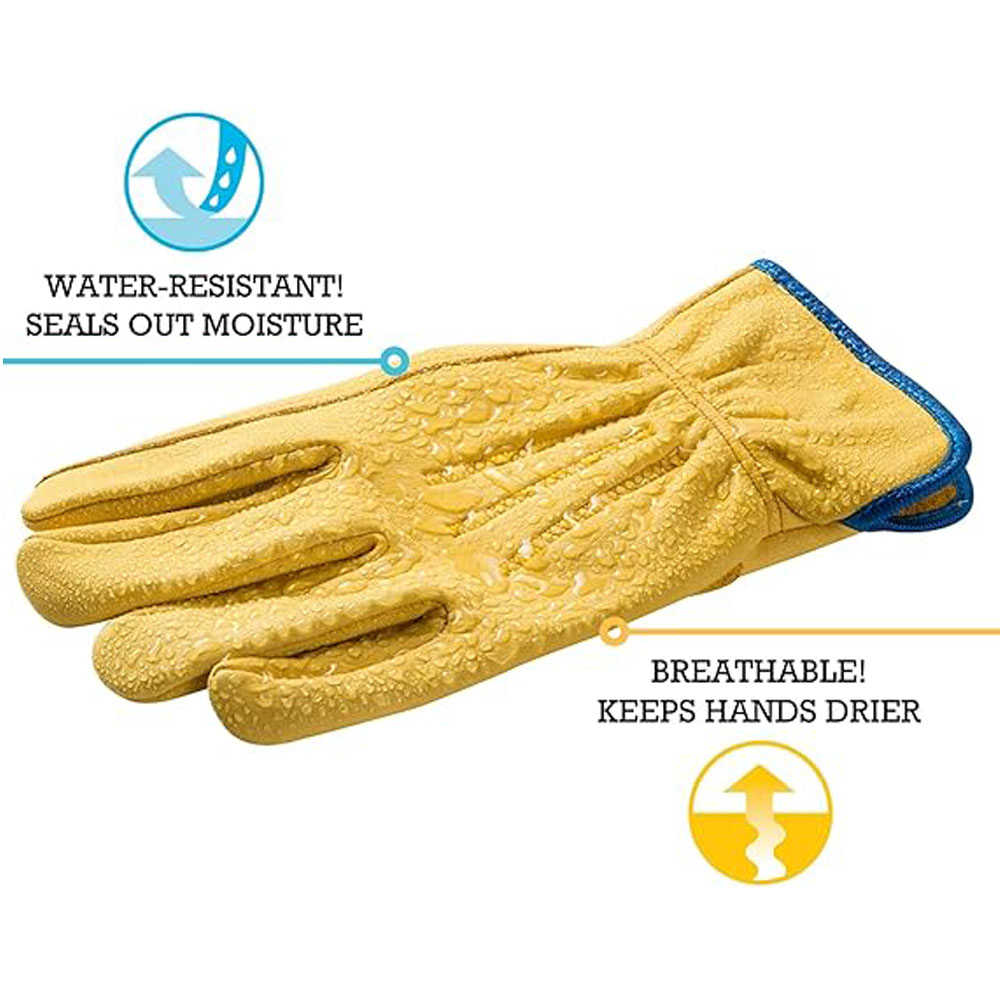 GYM ACTIVE ENTERPRISES Industrial Cowsplit Leather Safety Work Protection gloves For Welding Work