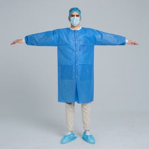 High Quality Unisex White Lab Coat Short Long Sleeve Medical Professionals Fashionable Print Logo Hospital disposable lab coats