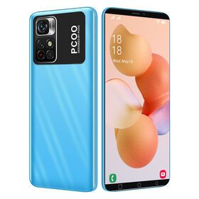 New Dual Sim Card M4 Pro Big screen Mobile Phones 5.5 inch Full display 8 GB +256 GB Android 12.0 Gaming Smartphone