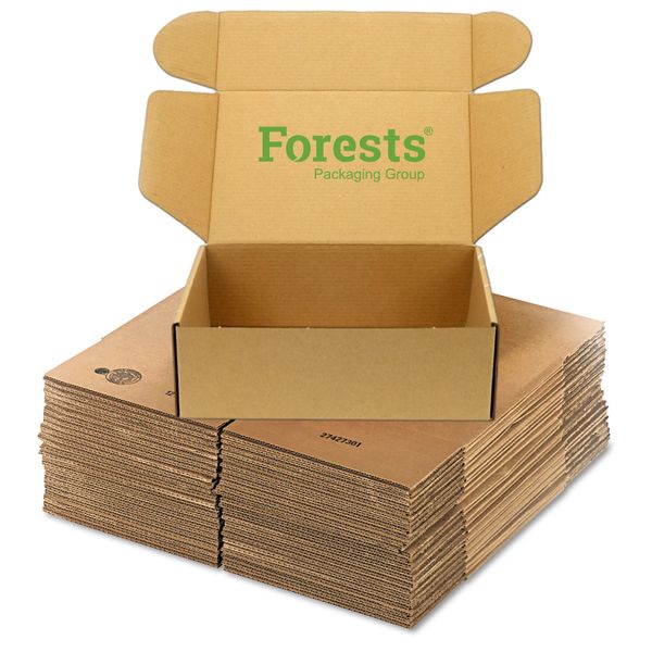Wholesale Custom Logo Printed Small Size Unique Plain Corrugated Packing Boxes Cardboard Skincare Mailer Clothing Shipping Box