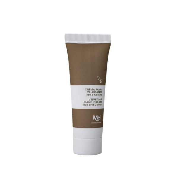 Made in Italy natural rice and cotton hand cream easy to be absorbed with shea butter and sweet almond oil