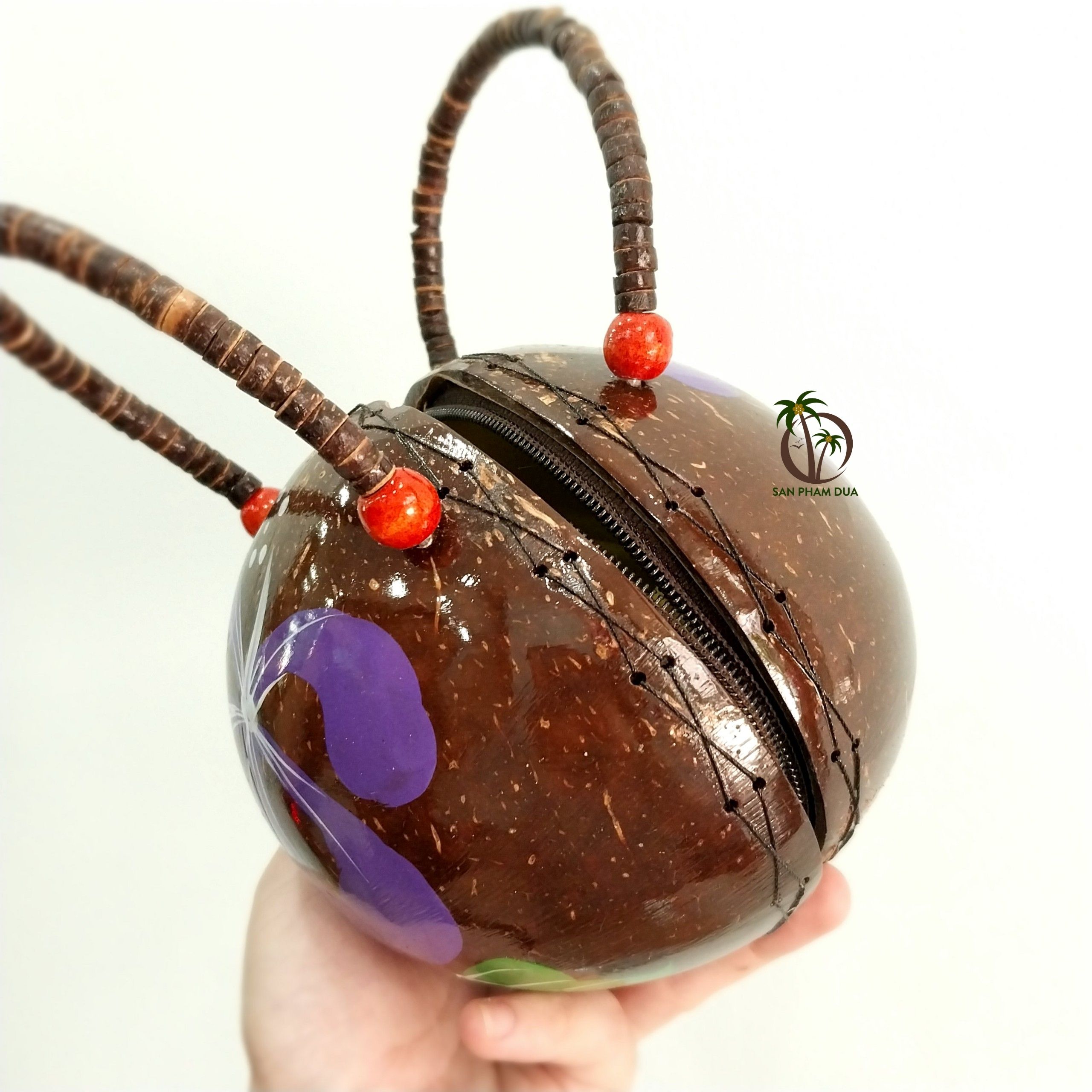 NATURAL HANDBAG COCONUT SHELL BAG/ LADIES BAG COCONUT CUSTOM LOGO/ ECO - FRIENDLY BAG WOMEN