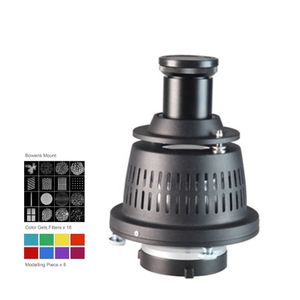 Optical Snoot Photography Beam Light Cylinder Flash Light Studio Lights Equipments With Detachable Lens