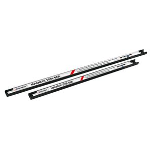 Magnetic tool rack strips 10 pack - tough PVC sticker coated tool magnetic strips - keep your tools organized