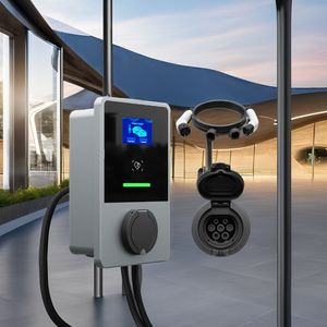 7KW AC CE Certified Portable EV Charger 16A/32A CCS Chademo Approved IP55 GBT Adapter Wall-Mounted Wall-Mounted Charging Station