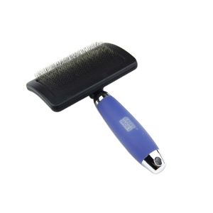 Pet Self Clean Slicker Brush With Silica Gel Handle in high quality