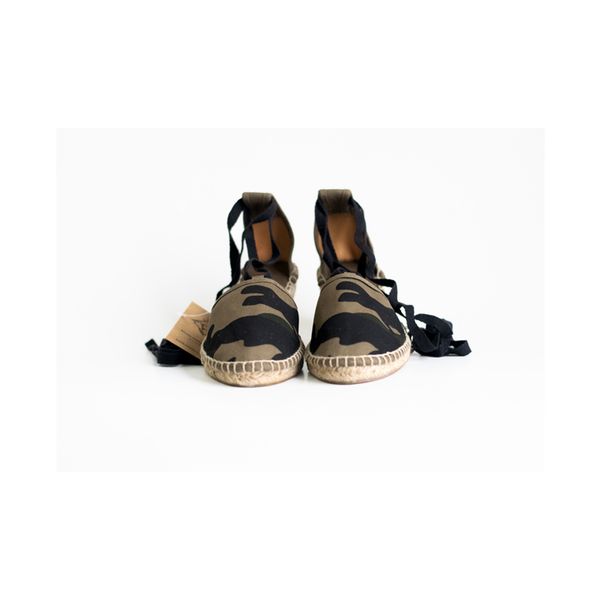 Comfortable and Luxurious Suede Material Platform Ankle-Tie Espadrilles for Wedding Available for Bulk Purchasers