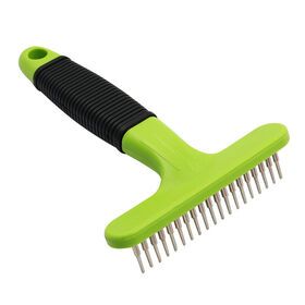Single Row Pet Hair Grooming Rake Comb