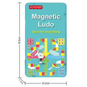 Dollartoys Dollar Item Store Promotion Toys Chess Tin Box Magnetic Portable Ludo Game Mini travel checkers toy 2 player Games