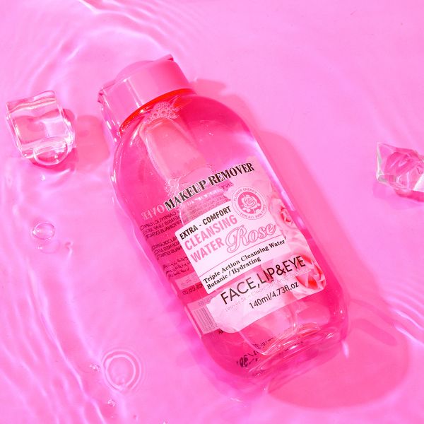 Triple Action Moisturizing Hydrating Botanic Face Private Label Make Up Remover Makeup Removing Water For Lips Eye Cleansing
