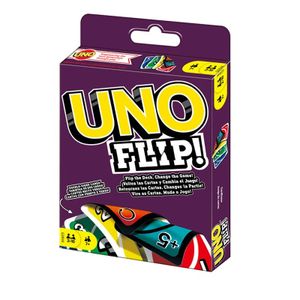 Hot Selling English Version Unoes Flip Card Party Playing Tabletop Game Cards For Kids Adults Developmental Toy