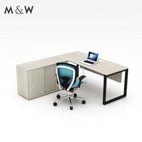 Factory Wholesale Modern Office Table Luxury Ceo Manager Boss Wooden Work Executive Desk