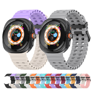 Soft Loop Silicone Bracelet for Samsung Galaxy Watch 7 Ultra 47mm Sports Men Women Strap for Watch ULTRA7 47mm