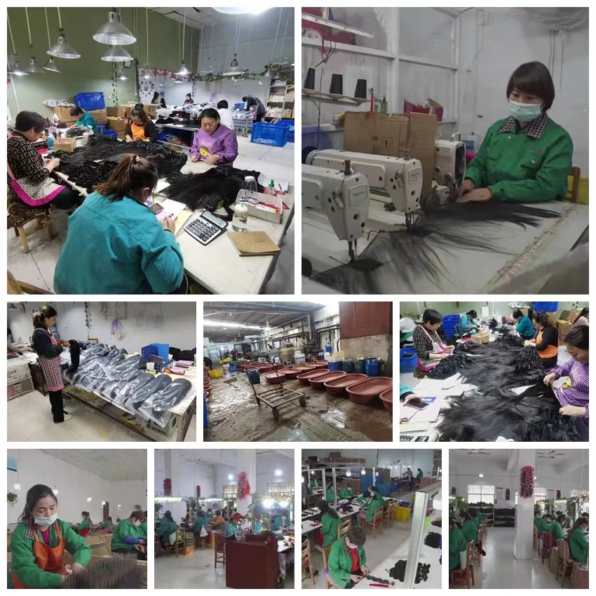 Yuzhou Xiuya Handicraft Co., Ltd. human hair extensions