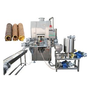 Easy to Operate Wholesale High Quality Pancake Production Line Egg Roll Production Line Complete Wafer Roll Production Line