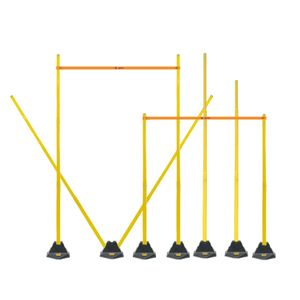 Soccer Training Equipment Agility slalom Poles Set Football Agility Training Polesplastic coaching sticks