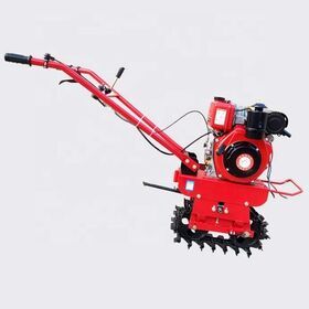 Home Use Agricultural Farming Equipment Rotovator Cultivator Plowing Machine Hand Walking Mini Tractor Tiller Rotary Cultivators