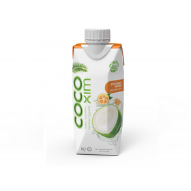 Made in Vietnam beverage manufacturer soft drink oem 330ml aluminum can coconut water COCOXIM