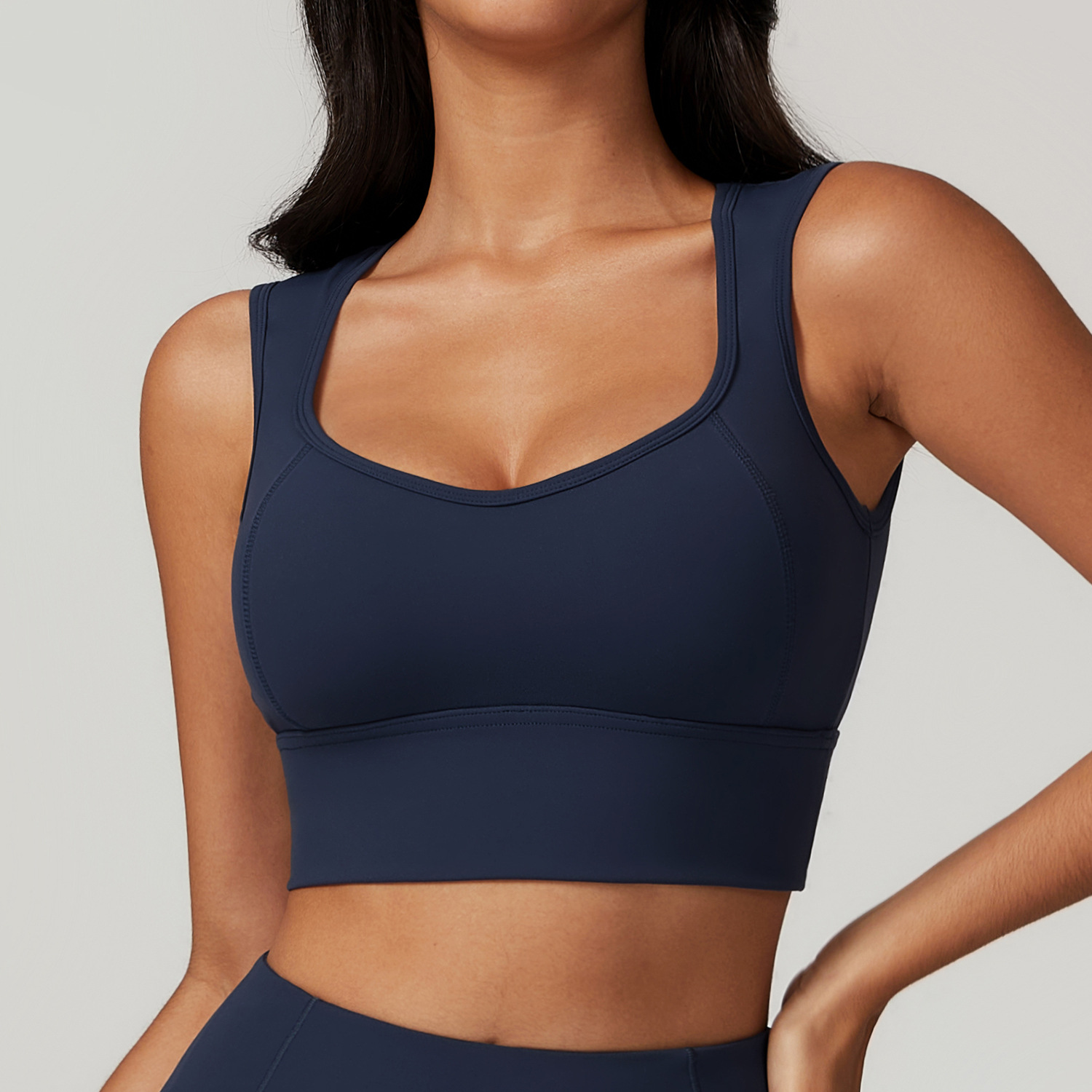 Zhejiang G Top Clothing Co., Ltd. GTOP All-in-one sports bra for women shockproof gathered yoga bra running fitness vest