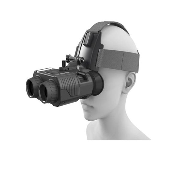 Digital infrared night vision hunting with head mounted night vision binoculars rechargeable batteries 3D hands free binoculars