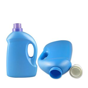 Custom 500ml 1000ml White Good quality Empty Hdpe 2 liter 3 liter plastic laundry detergent bottle