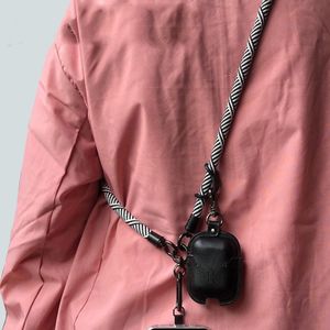 Fashion 10mm Thickness Universal Mobile Phone Lanyard Adjustable Detachable Cloth Patch Cell Phone Crossbody Necklace Strap