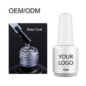OEM Factory professional Base Coat Soak Off UV/LED Nail Primer Transparent base coat Gel Polish