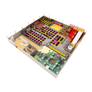 Large Trampolines Indoors Interactive Playground