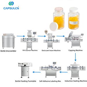 High Speed Fully Automatic Intelligent PLC Electronic Pill Capsule Tablet Counting Packing Machine Line