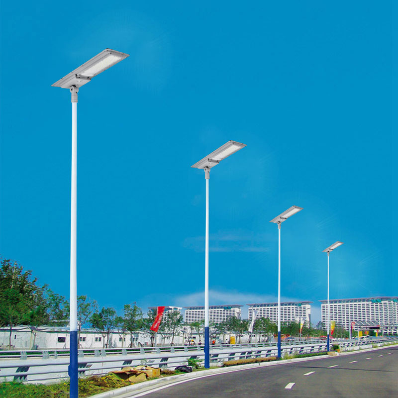 Low voltage landscape street lights outdoor solar photovoltaic panel lights 300w street light pole with 250w solar street lamp
