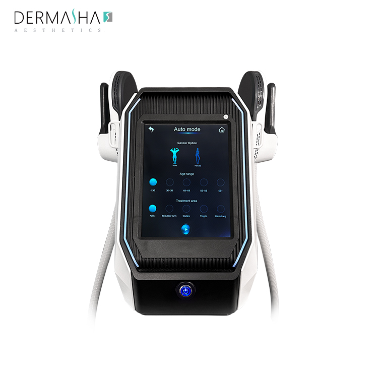 Dermasha New Arrival Portable Electromagnetic Muscle Building Body Sculpting Machine for muscle stimulator Cellulite Reduction