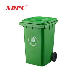Mobile waste containers 360 litre Wheelie Bin big size plastic outdoor park garbage bin dustbin