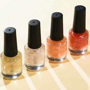 Private Label Organic Golden Glitter Cuticle Oil Wholesale Manicure Custom Nail Revitalizer Vegan Cuticle Oil With Custom Logo