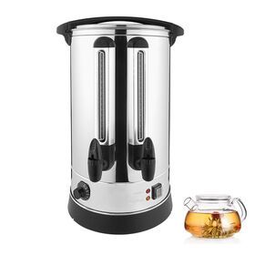 Electric Drinking Water Boiler Double Tap Hot Water Urn 304S/S 6.8/8.8/10/20/30/40L For Hotel Shop Marker Home Kitchen Appliance