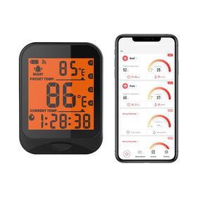 Wireless  Blue Tooth Thermometer Kitchen Meat Cook Digital Instant Read Bbq Thermometers For Grilling